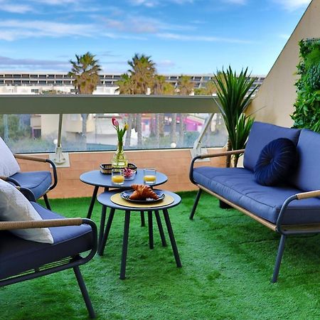 'Cap Confession' - Naturiste - Sea View - Beach - Parking -Air Conditionaire Agde Buitenkant foto