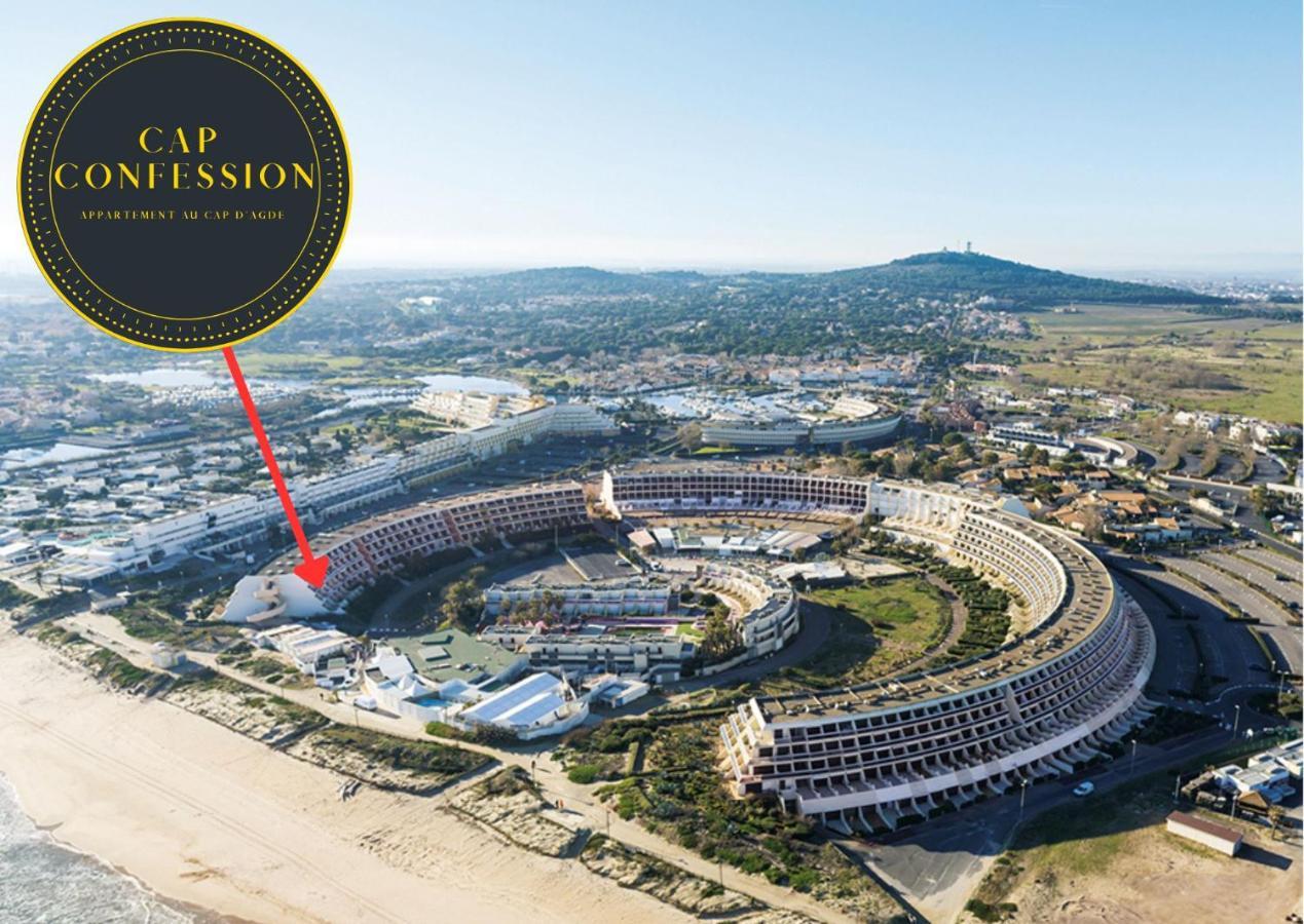 'Cap Confession' - Naturiste - Sea View - Beach - Parking -Air Conditionaire Agde Buitenkant foto